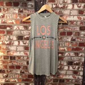 [Arubee] Los Angeles mock neck sleeveless blouse
